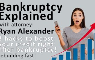 Las Vegas Personal Injury Attorney - Ryan Alexander- Rebuild your credit fast after bankruptcy