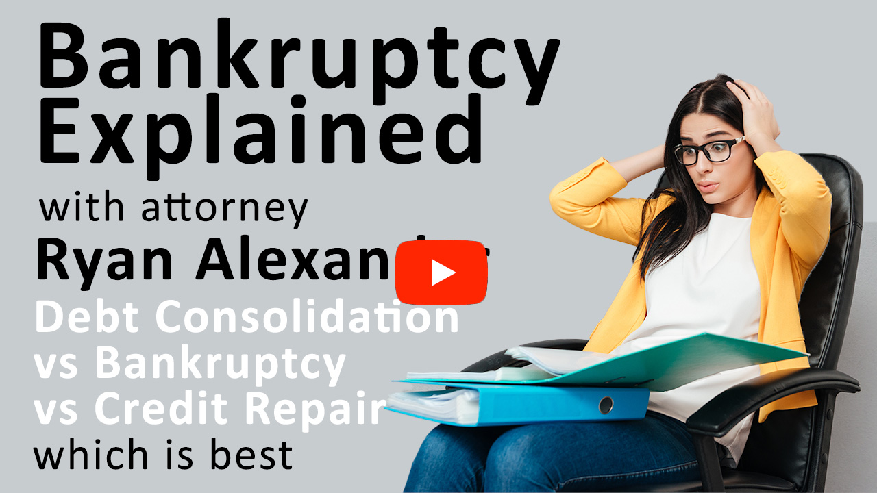 Debt Consolidation vs Credit repair - Las Vegas Personal Injury Attorney - Ryan Alexander-